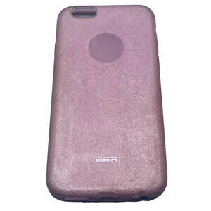 esr  phone case 6s pink 5.5x3.5" sparkle READ